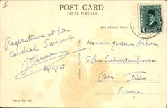 CPA Egypt Egypte Thebes Habu Entrance to the Temple 