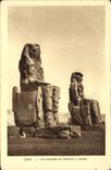 CPA Egypt Egypte Egypte Les colosses de Memnon a Thebes 