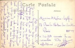 CPA Rennes palais de Justice L'Entree Statue des Juriconsultes d'Argentre Le Chalotais Gerbier Toull