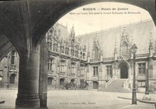 CPA Rouen Palais de Justice edifie par Louis XII 