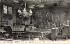 CPA Rennes Le Palais de Justice La Salle des Assises 