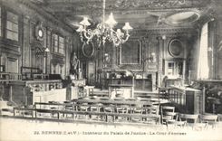 CPA Rennes Interieur de Palais de Justice la Cour D'Assises