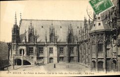 CPA Rouen Le Palais de Justice Cote de la Salle des Pas Perdus 