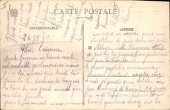 CPA Militaria La Guerre de 1914 1915 dans les Vosges incendie par les allemands 