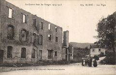 CPA Militaria La Guerre dans les Vosges 1914 1915 St die les Tiges 