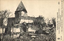 CPA Militaria Guerre 1914 15 16 17 Chateau de Ham Retraite des Allemands 