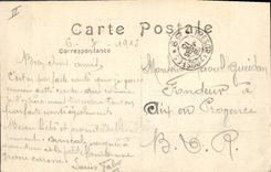 CPA Militaria Bataille de la Marne 6 au 12 septembre 1914 Villers au Vent Grand Rue