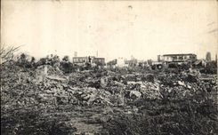 CPA Militaria La Guerre Ruines