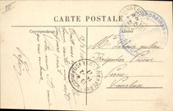 CPA Folklore La Bourree des Conscrits 