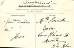 CPA Folklore Types d'Auvergne la Bourree 