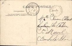 CPA Folklore Bourree d'Auvergne 