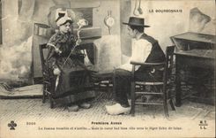 CPA Folklore Le Bourbonnais premiers Aveux 