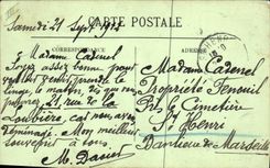 CPA Folklore La Bourreio d'Aubergno 