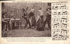 CPA Folklore L'ei vista ma mia Bourree nationale 