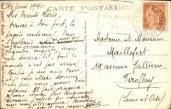 CPA Folklore L''Auvergne la Bourree d'Auvergne 