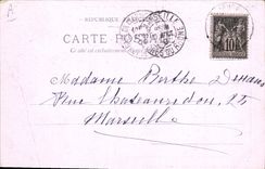 CPA Folklore Auvergne la Bourree 