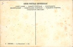 CPA Egypt Egypte Thebes Le Ramesseum 