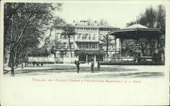 CPA Toulon Place d'Armes et Prefecture Maritime 
