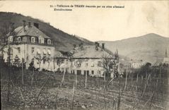 CPA Prefecture de Thann eventree par un obus allemand 