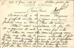 CPA Prefecture de Thann eventree par un obus allemand 