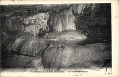 CPA Grottes de la Balme Isere la grande Fentaine 