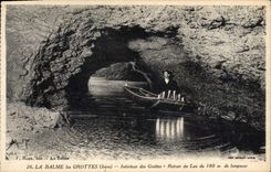 CPA La Balme les Grottes Isere Interieur des Grottes 