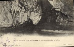 CPA Le Lot Illustre Padirac les Pleureuse du Lac de la Pluie 