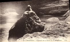 CPA Bonifacio interieur de la Grotte de la Sdragonato 