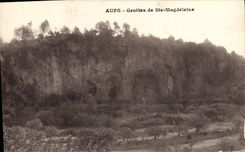 CPA Aups Grottes de Ste Magdeleine 