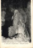 CPA Grottes de la Balme Isere Stalagmite du Moine 