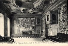 CPA Rennes Palais de Justice salle de l'Ancien parlement de Bretagne 