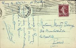 CPA Rouen Palais de Justice cour interieure 