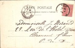 CPA Riom chambre du conseil de la cour d'appel Buste du president Bonjean 