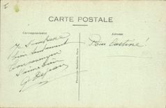 CPA Militaria Reims bombarde maison de Modes Au Bonheur des Dames rue du Cardran St Pierre 
