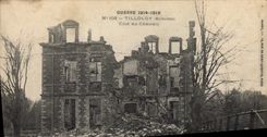 CPA Militaria Guerre 1914 1915 Tilloloy somme cote du chateau 