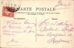 CPA Folklore Souvenir de L'Auvergne 