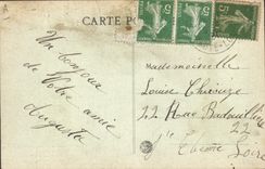 CPA Folklore Bourree d'Auvergne presentation des Dames 