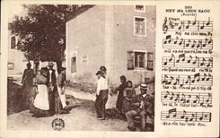 CPA Folklore Ney ma Chin Saou Bourree 