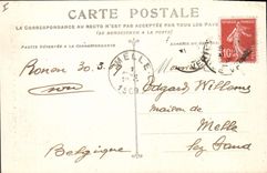 CPA Rouen le christ de la salle des Assises 