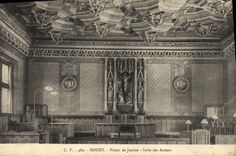 CPA Rouen palais de justice salle des Assises 