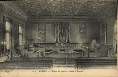 CPA Rouen le Palais de Justice Salle d'assises 