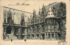 CPA Rouen le 22Aout 1902 le Palais de Justice 