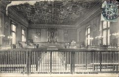 CPA Rouen Palais de Justice salle des Assises 