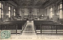 CPA Rouen interieur de la cour d'Assises 
