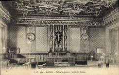 CPA Rouen Palais de Justice salle des Assises 