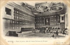 CPA Rennes Palais de Justice salle de l'ancien parlement de Bretagne 