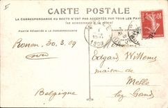 CPA Rouen Palais de Justice facade place Verdrel 