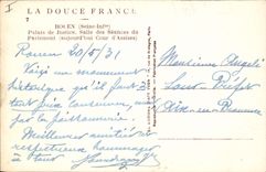 CPA Rouen Palais de Justice salle des Seances du parlement aujourd'hui cour d'Assises 