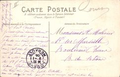 CPA Folklore la Bourree d'Auvergne 