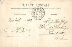 CPA Folklore Chi yeou voulio la Bourree sorte de danse nationaldans la music gaie 